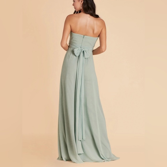 Birdy Grey GRACE CONVERTIBLE DRESS CHIFFON SAGE NEW NWT Bridesmaid No Slit Large - Picture 3 of 5